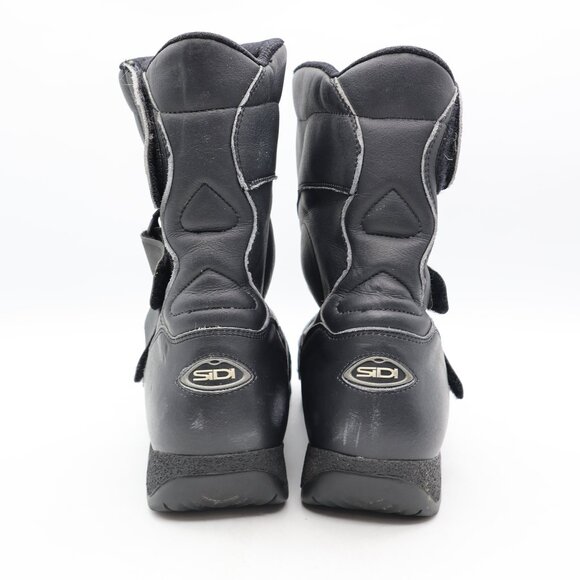 Sidi Scramble Rain Motorcycle Motorbike Men's EU 47 Boots Black Hook & Loop - Picture 4 of 10